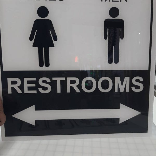 restroom sign