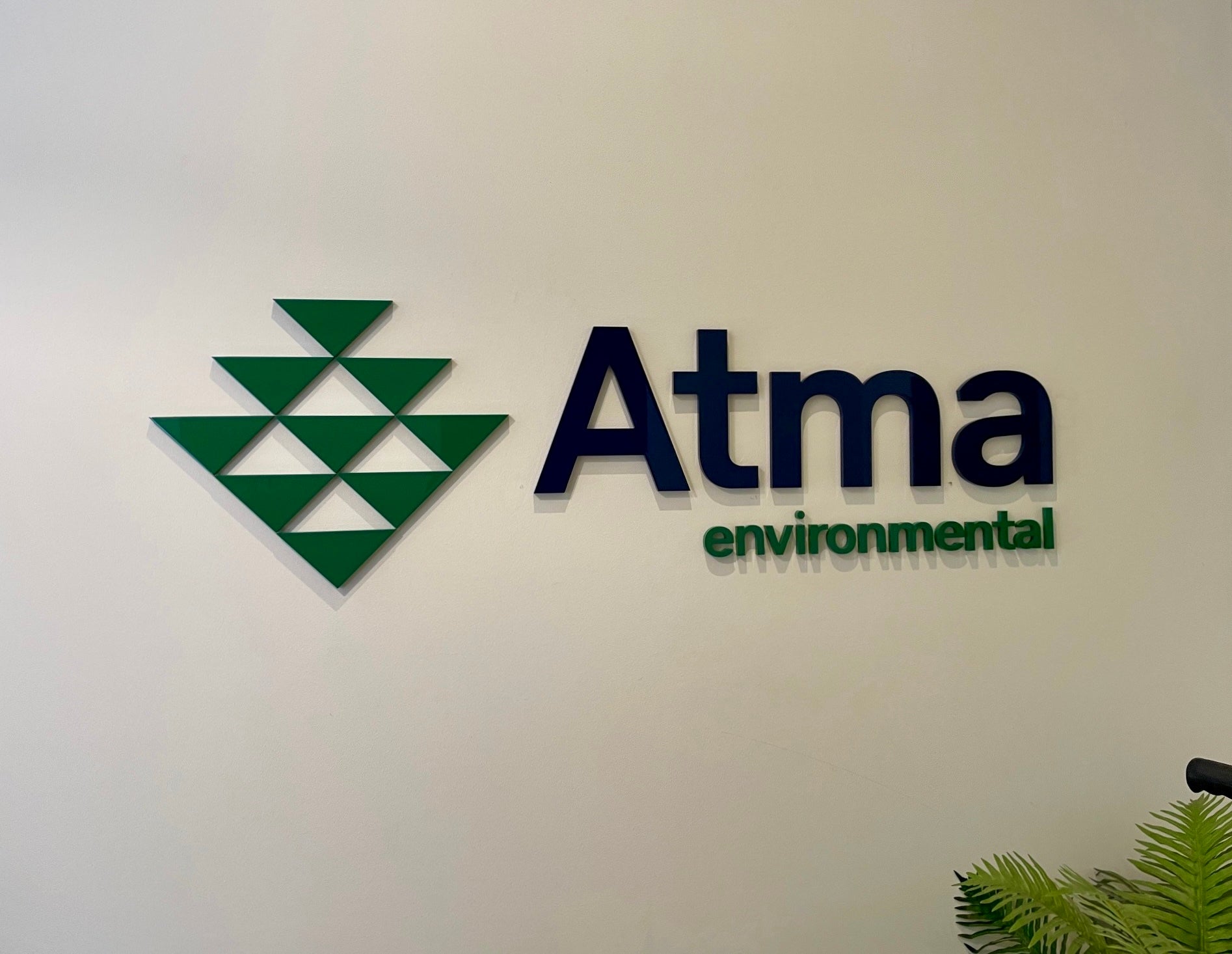 3D Lettering - Atma Environmental - Abbotsford VIC.