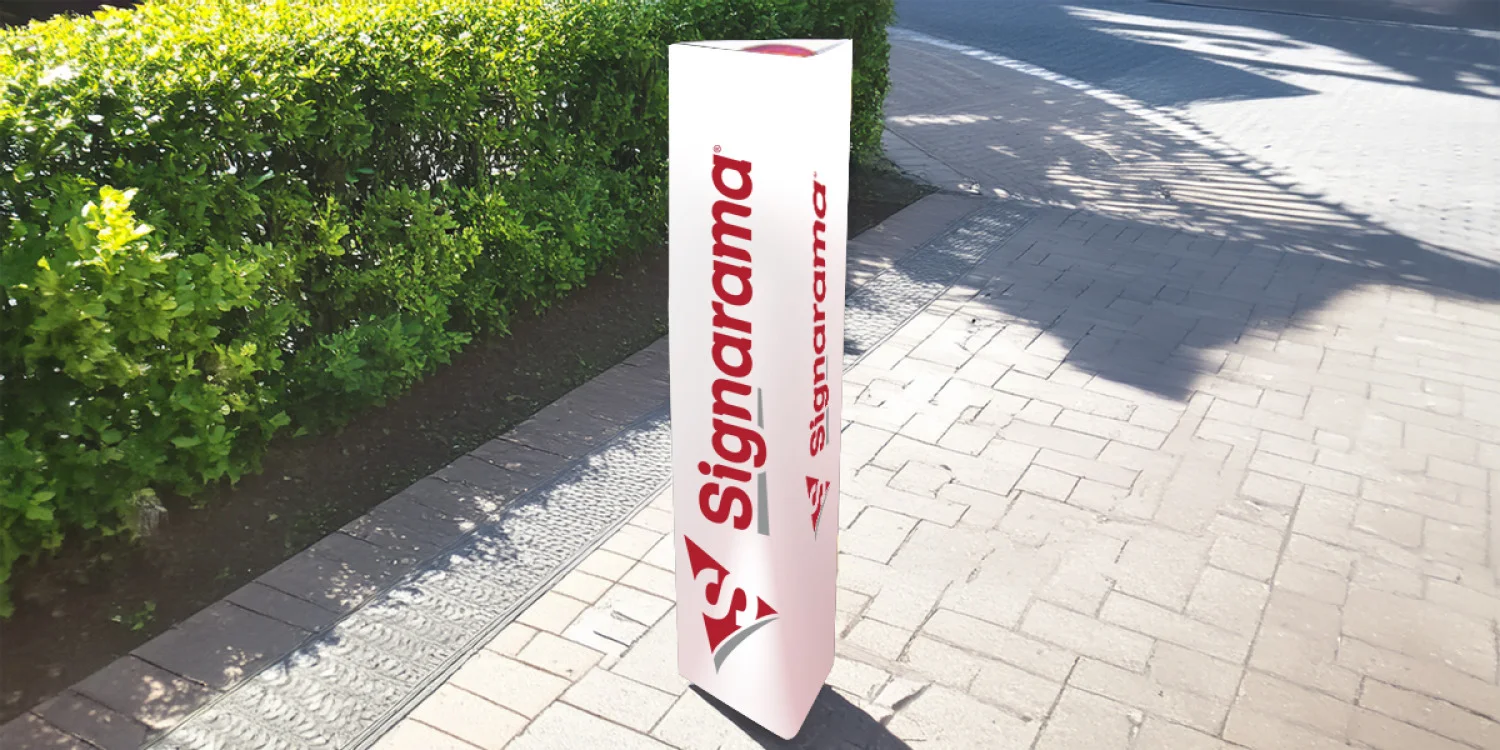 High quality bollard signage