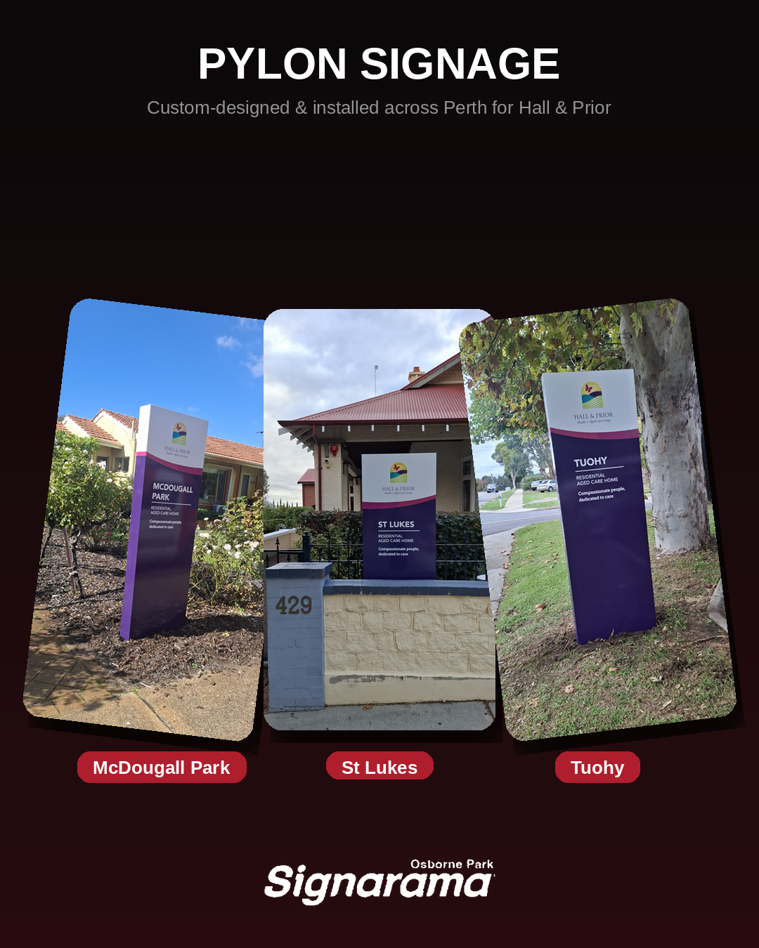 From Design to Install: Totem Pylon Signage for Hall & Prior