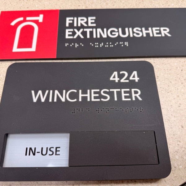 Complete architectural signage solutions for Contractors and Construction Projects - ADA - Wayfinding - Fire Safety Signs