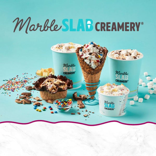 Marble Slab Creamery Is Giving Loyalty Members the Sweetest Reason to Celebrate Ice Cream Day Marble Slab Creamery Is Giving Loyalty Members the Sweetest Reason to Celebrate Ice Cream Day