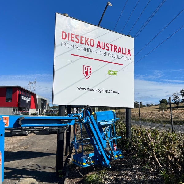 Fresh New ACP Sign Panels for Dieseko Australia
