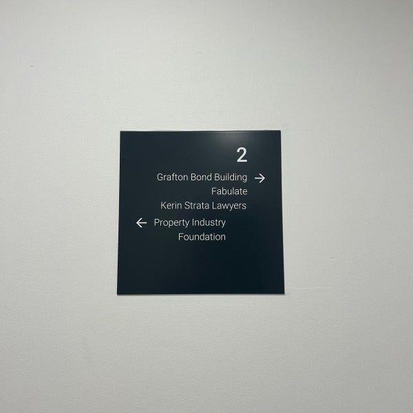 Recently Installed Directory Signs