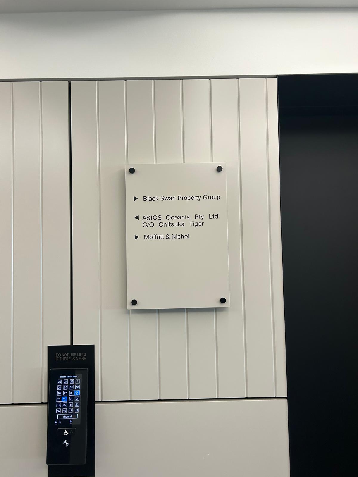 Recently Installed Directory Signs