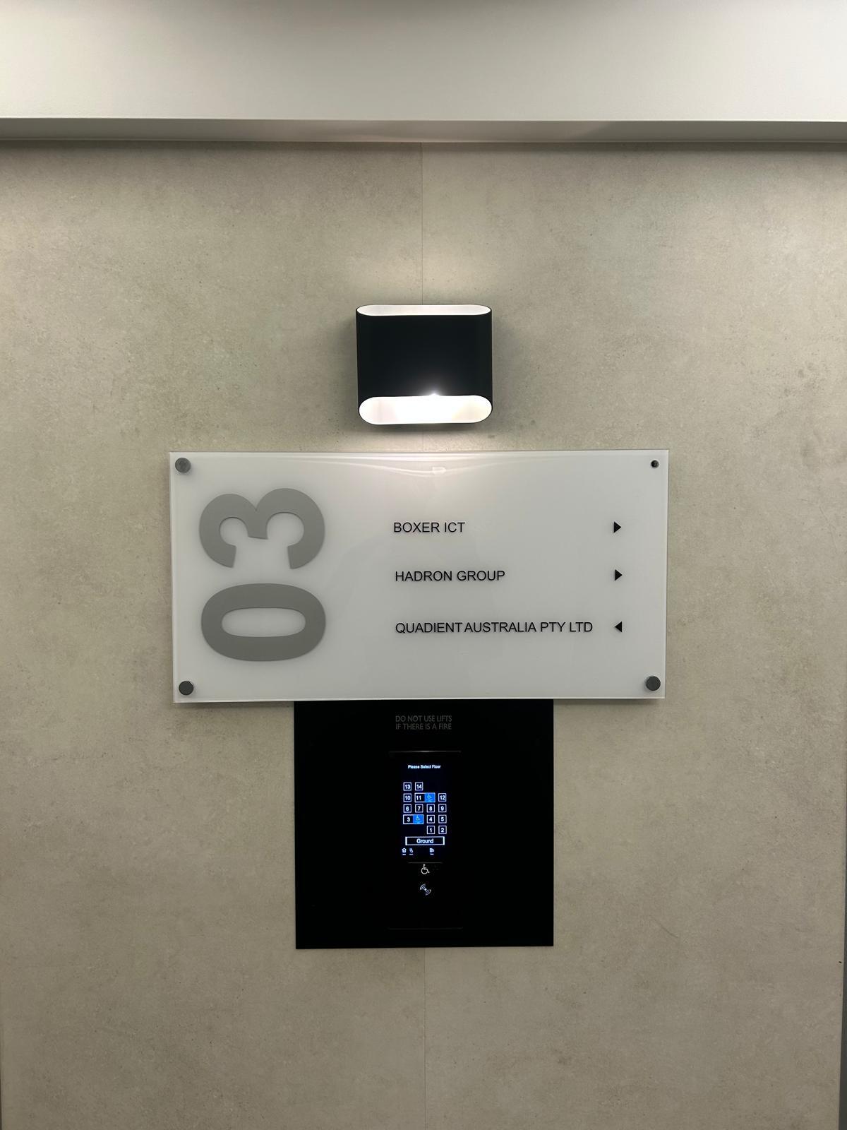 Recently Installed Directory Signs
