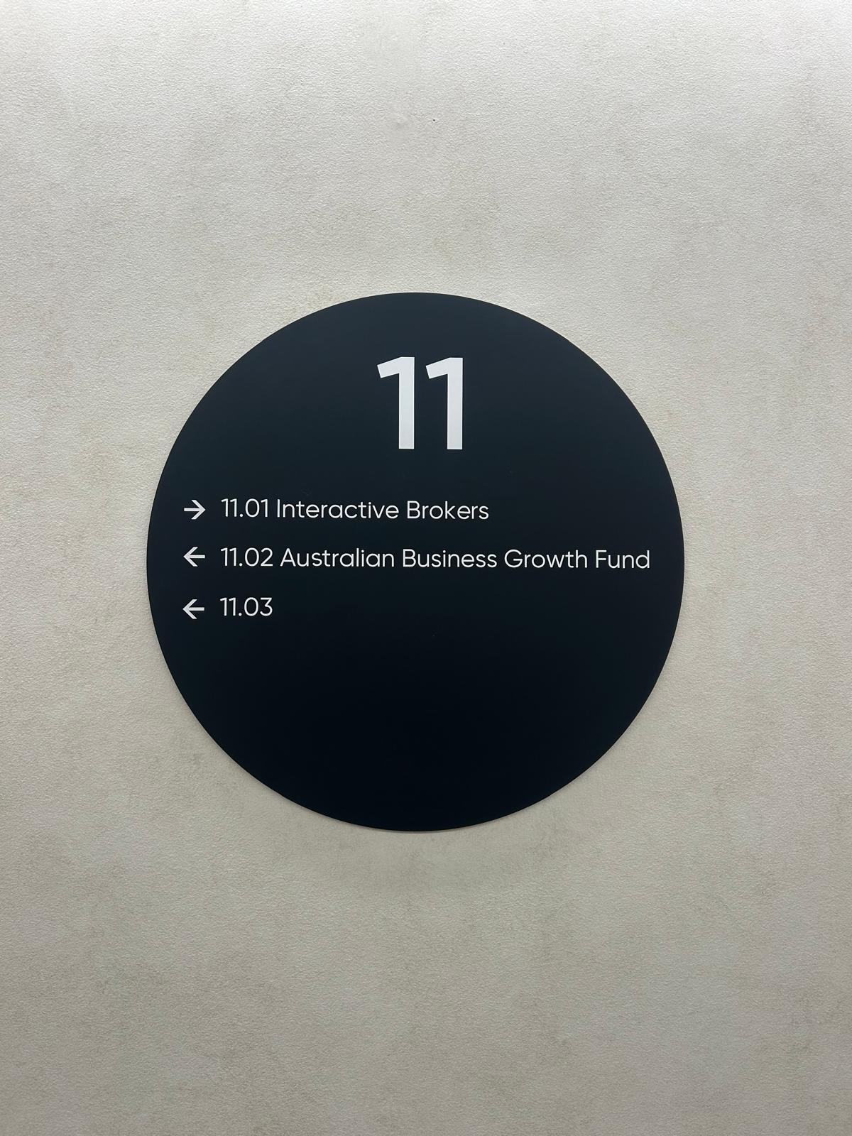 Recently Installed Directory Signs