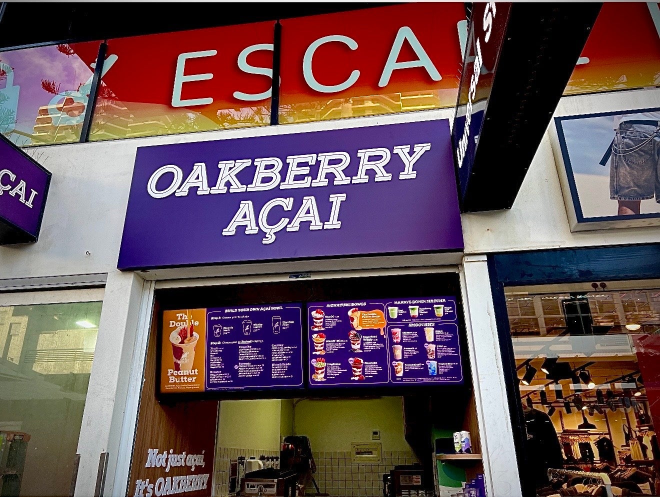  Regional in location only - National Capabilities in execution.   Oakberry Acai Surfers Paradise