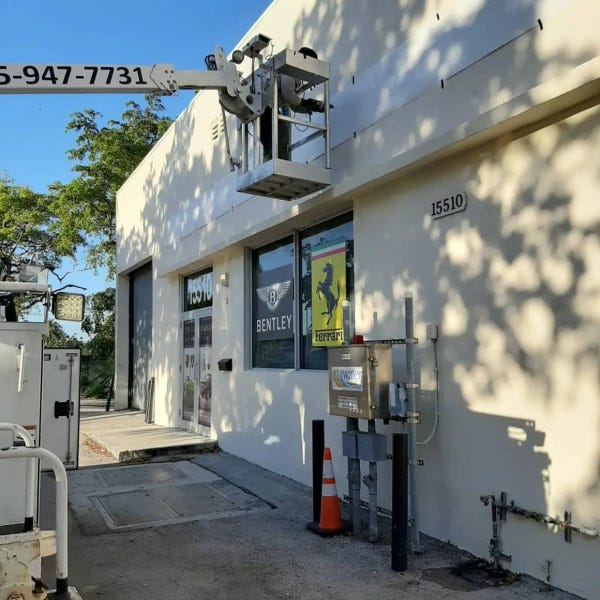 steven kessler motor cars bucket truck installation