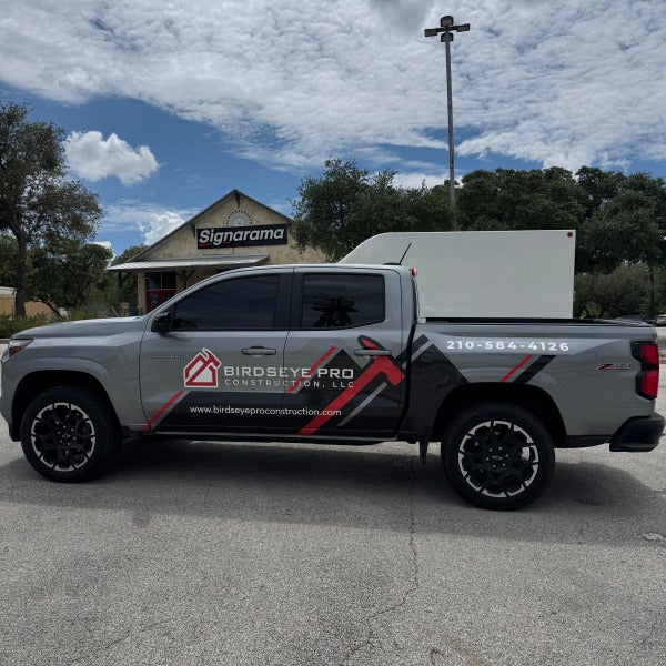 Birdseye Pro Construction Hits the Road with New Custom Truck Graphics