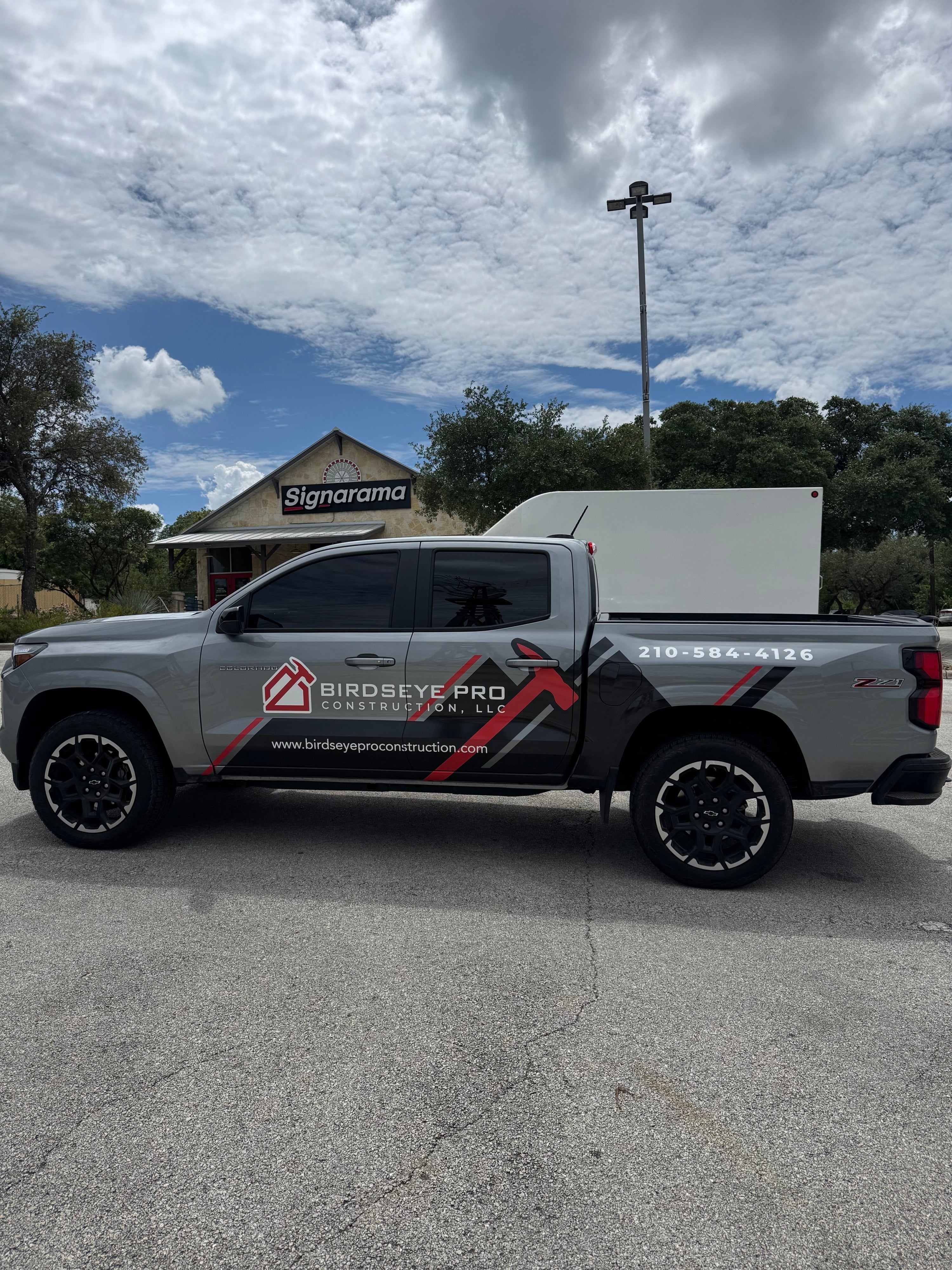 Birdseye Pro Construction Hits the Road with New Custom Truck Graphics