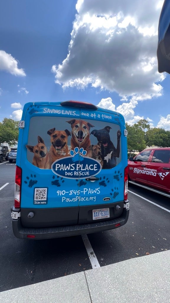 Paws Place Dog Rescue Vehicle Wrap