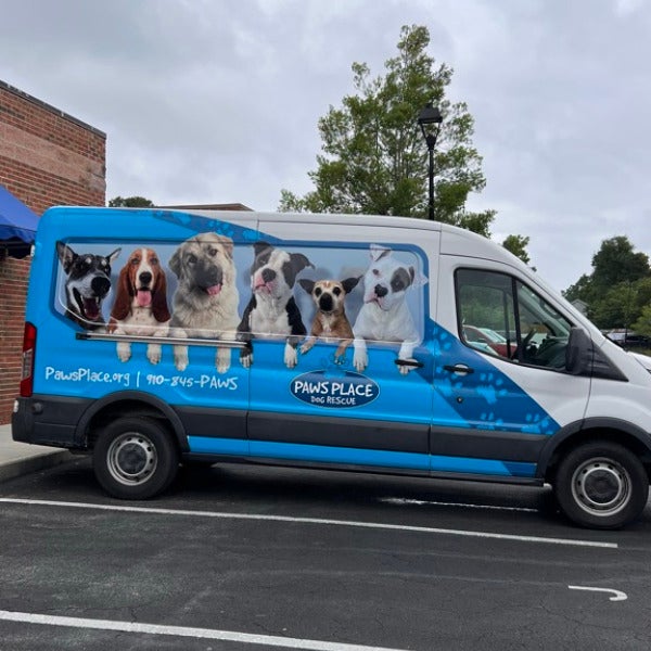 Paws Place Dog Rescue Vehicle Wrap
