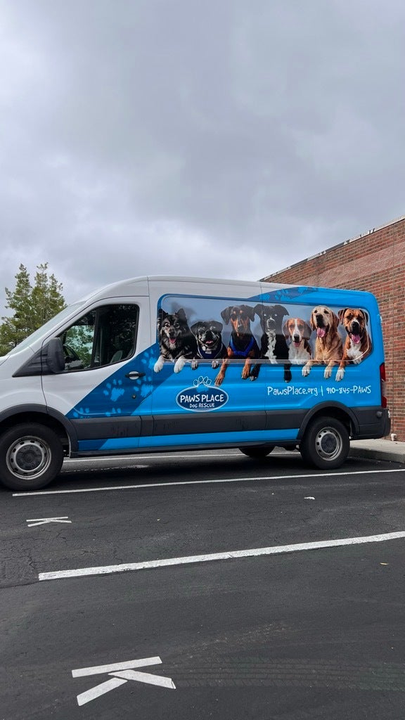 Paws Place Dog Rescue Vehicle Wrap