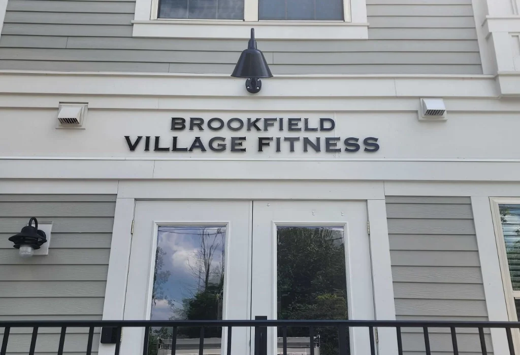 Brookfield Village Fitness storefront sign