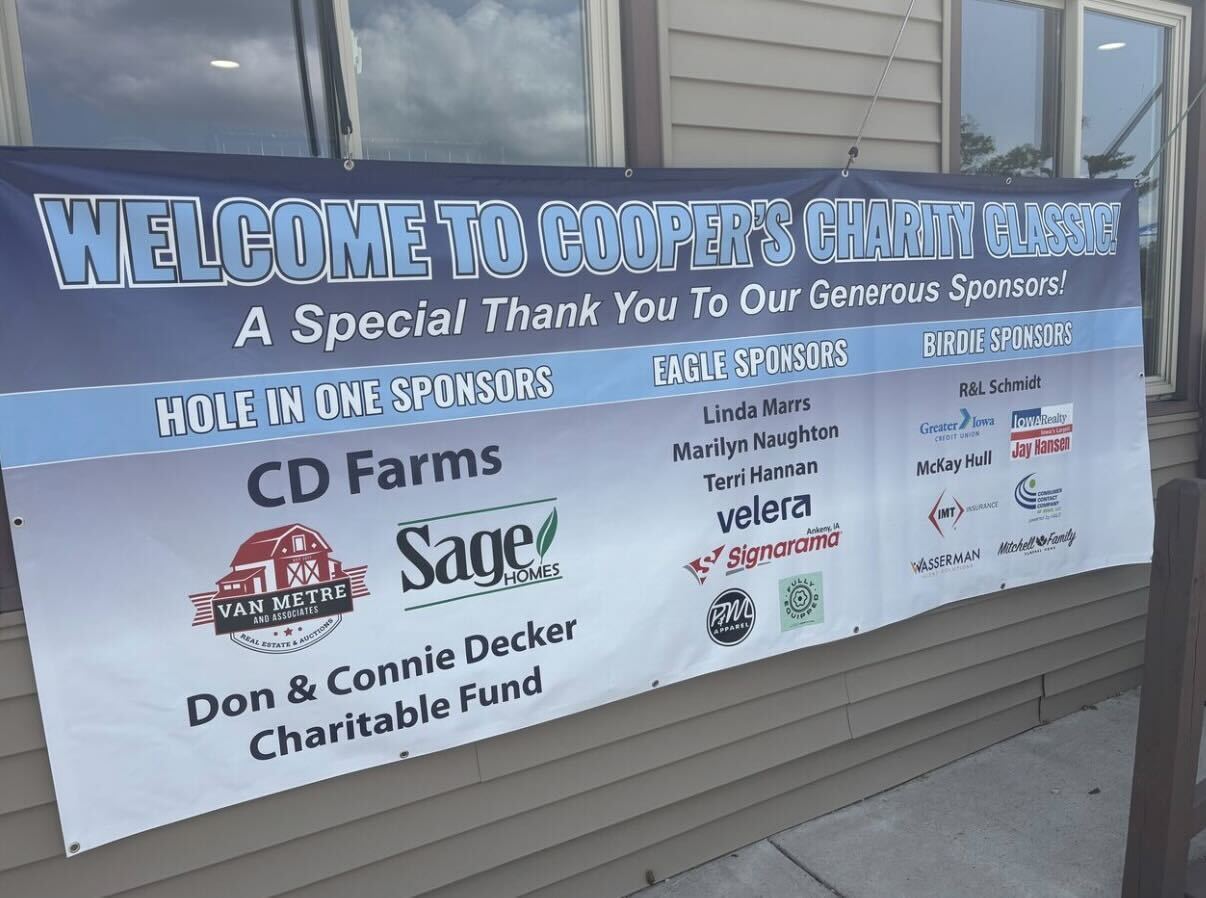 Signarama Ankeny Proudly Supports Cooper’s Charity Classic