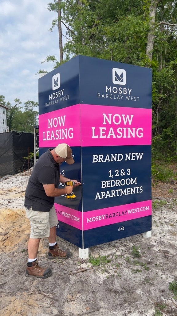 Mosby Barclay West ACM Sign