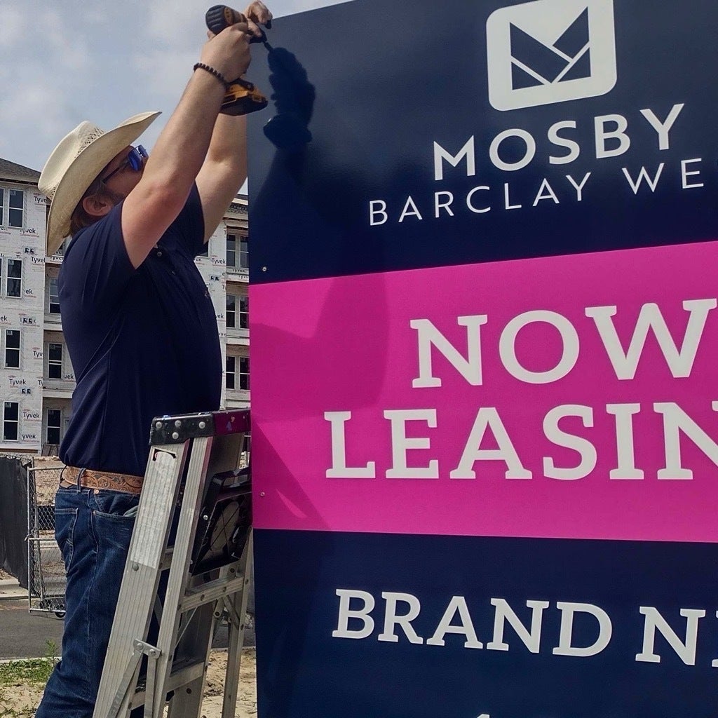 Mosby Barclay West ACM Sign