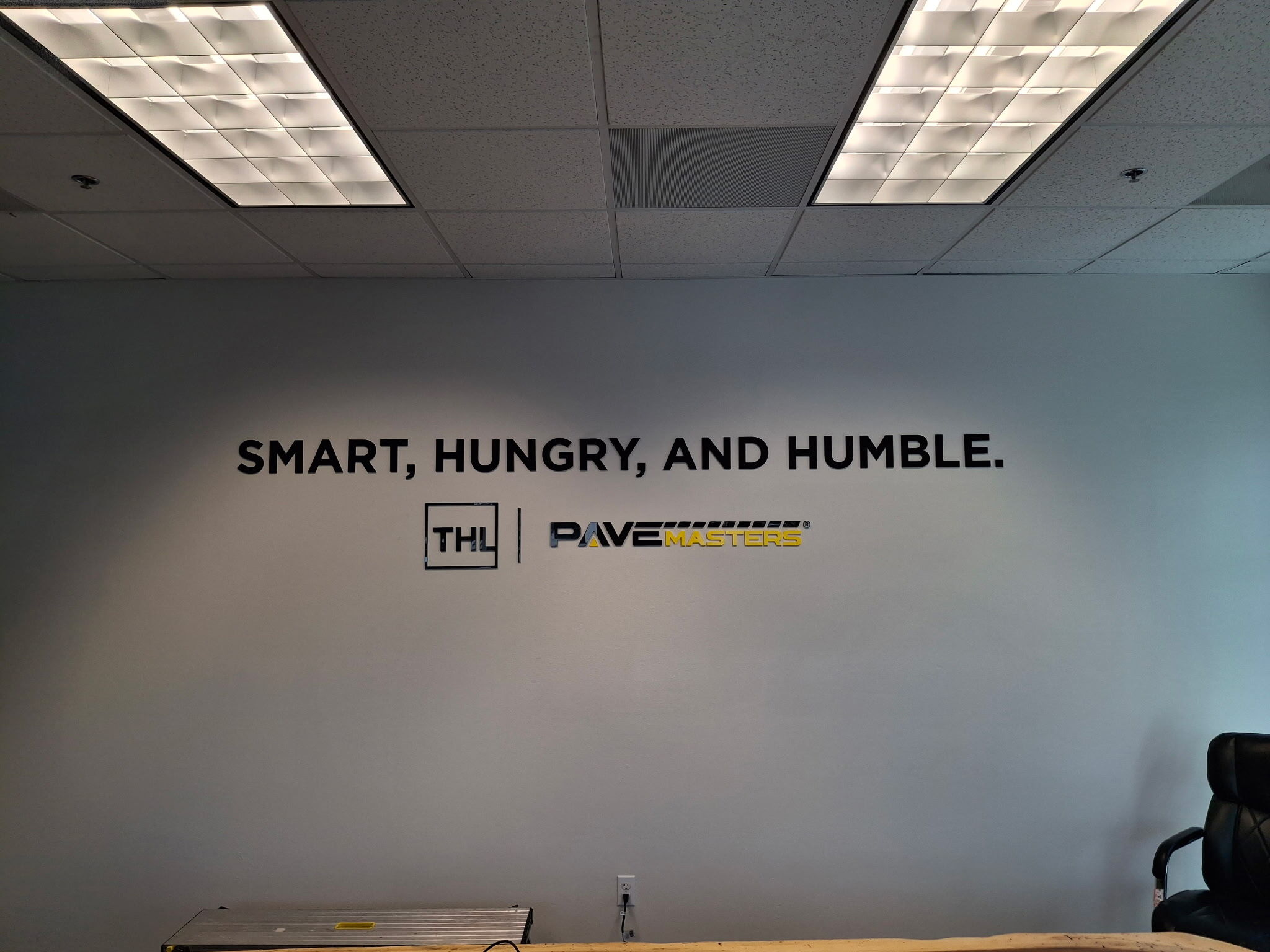 Custom Dimensional Letter Conference Sign for Eagle Paving in Poway, CA