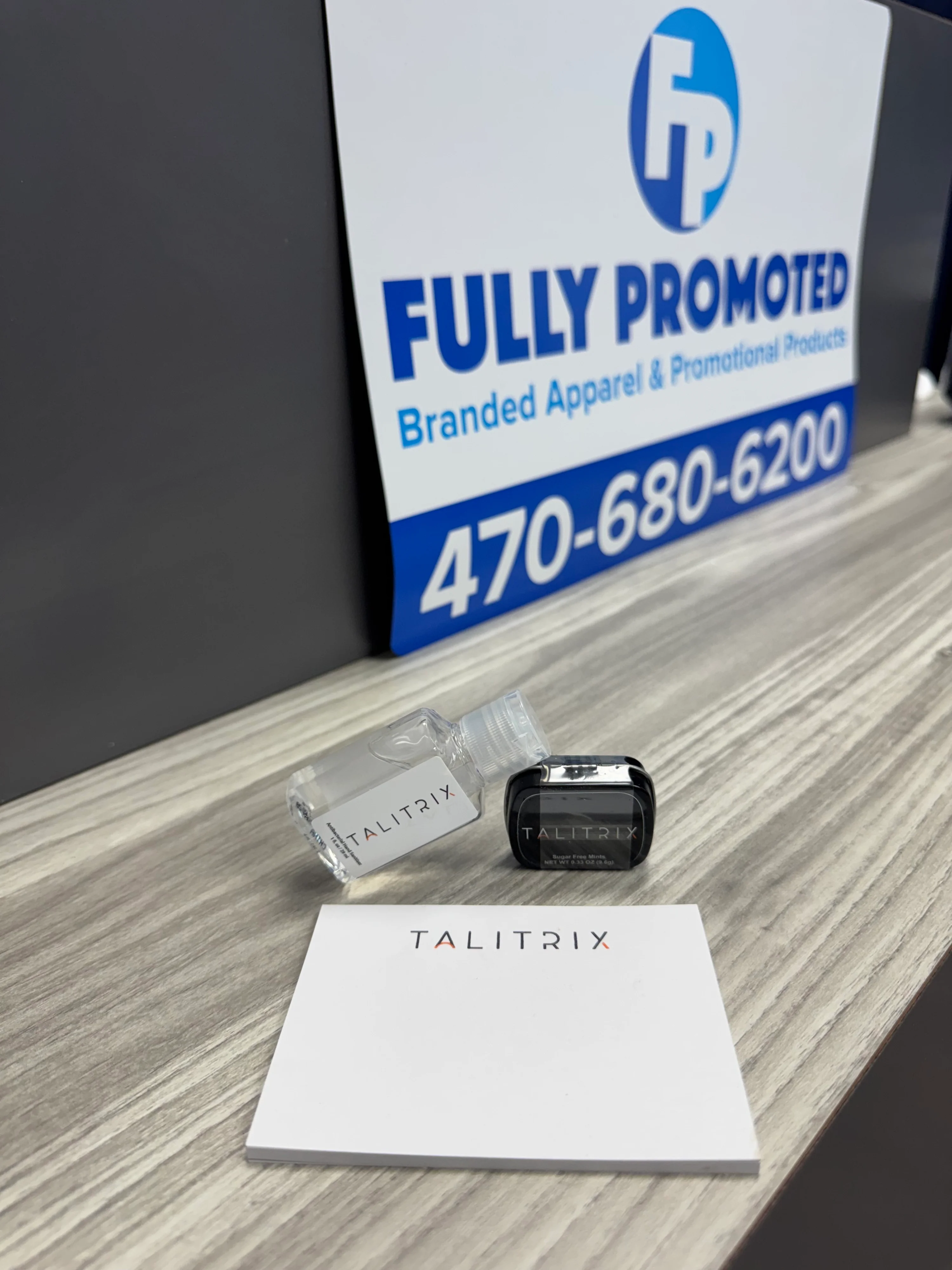 Last-Minute Trade Show Giveaways That Stand Out: Custom Sticky Notes, Mints & Hand Sanitizers for Talitrix