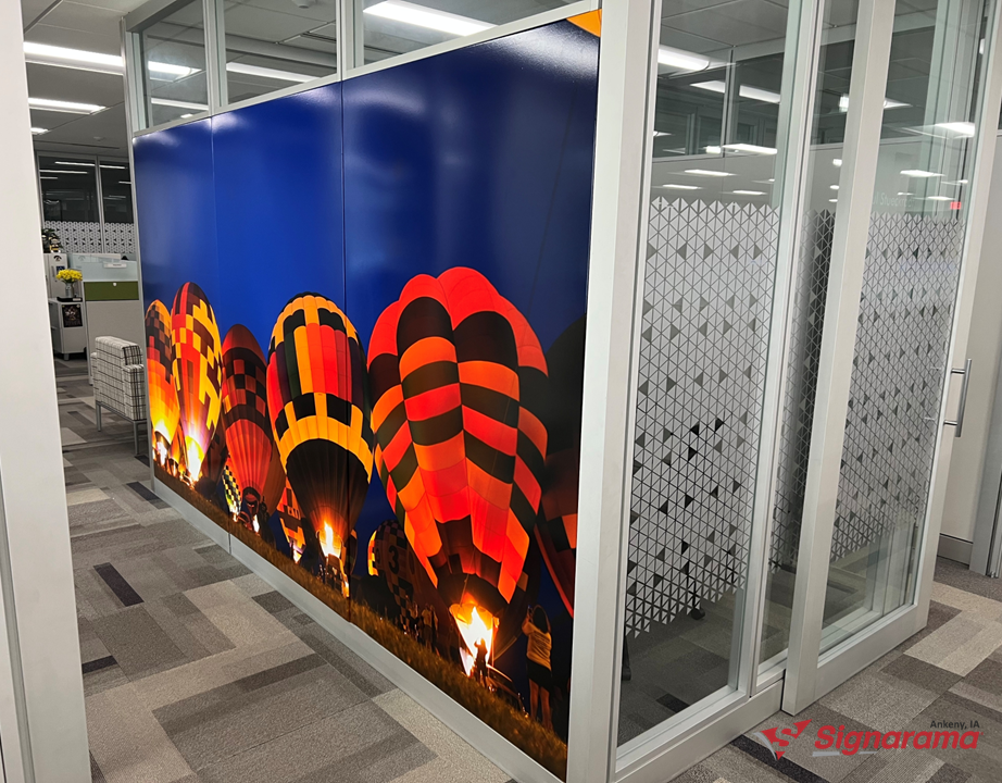 Iowa Economic Development & Finance Authority Celebrates Iowa with a Custom Wall Graphic