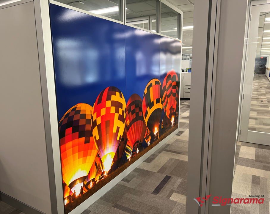 Iowa Economic Development & Finance Authority Celebrates Iowa with a Custom Wall Graphic