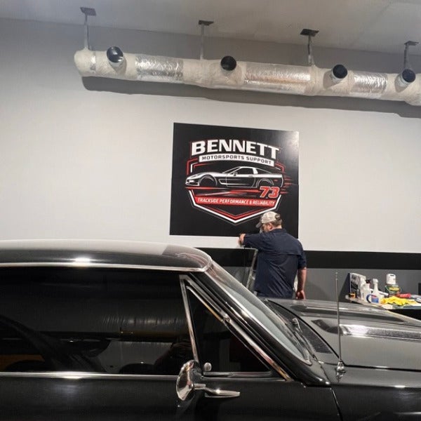 Bennet Motorsports Support Wall Graphics