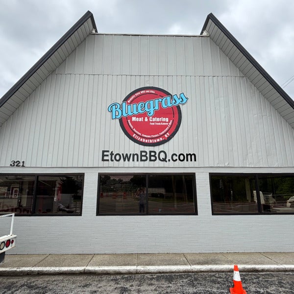 Bluegrass Meat & Catering Gets a Fresh New Look with Custom Building Signage in Elizabethtown, KY