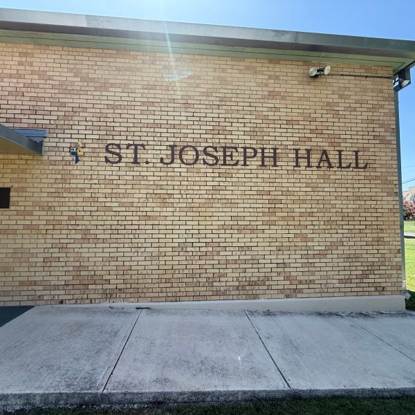 St Joseph Hall_Exterior Sign