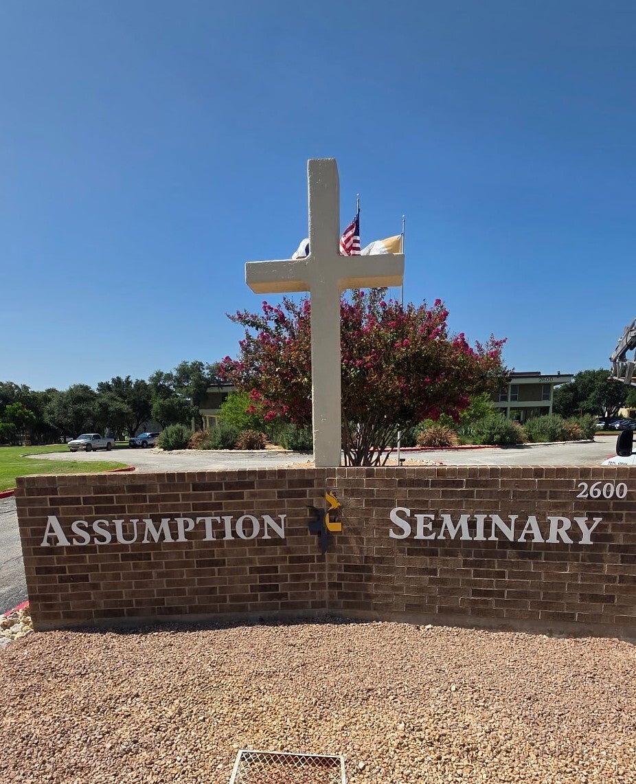 A New Look for Assumption Seminary with Custom Exterior Signage