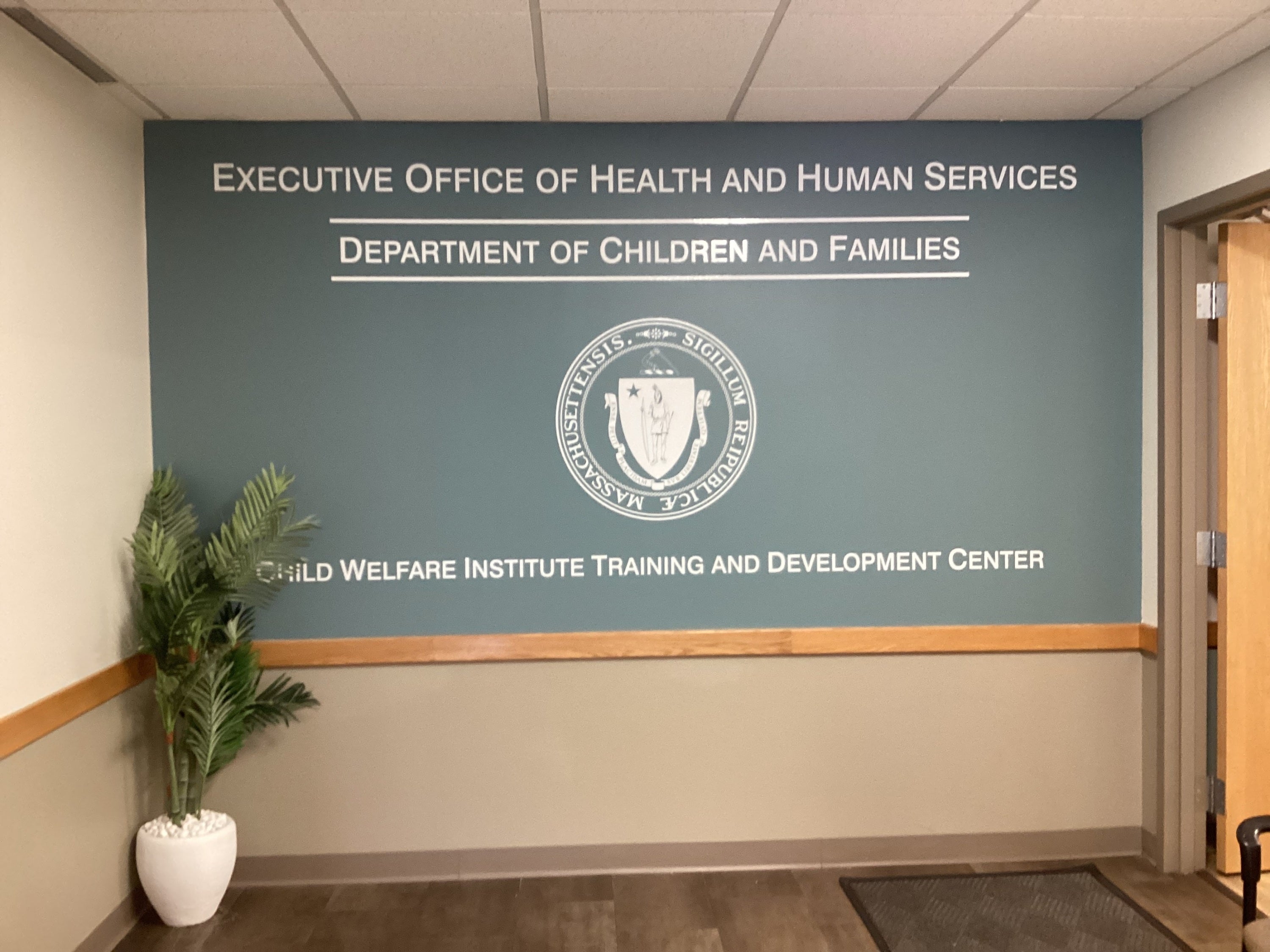 Vinyl Wall Graphics - Massachusetts DCF (Southborough, MA)