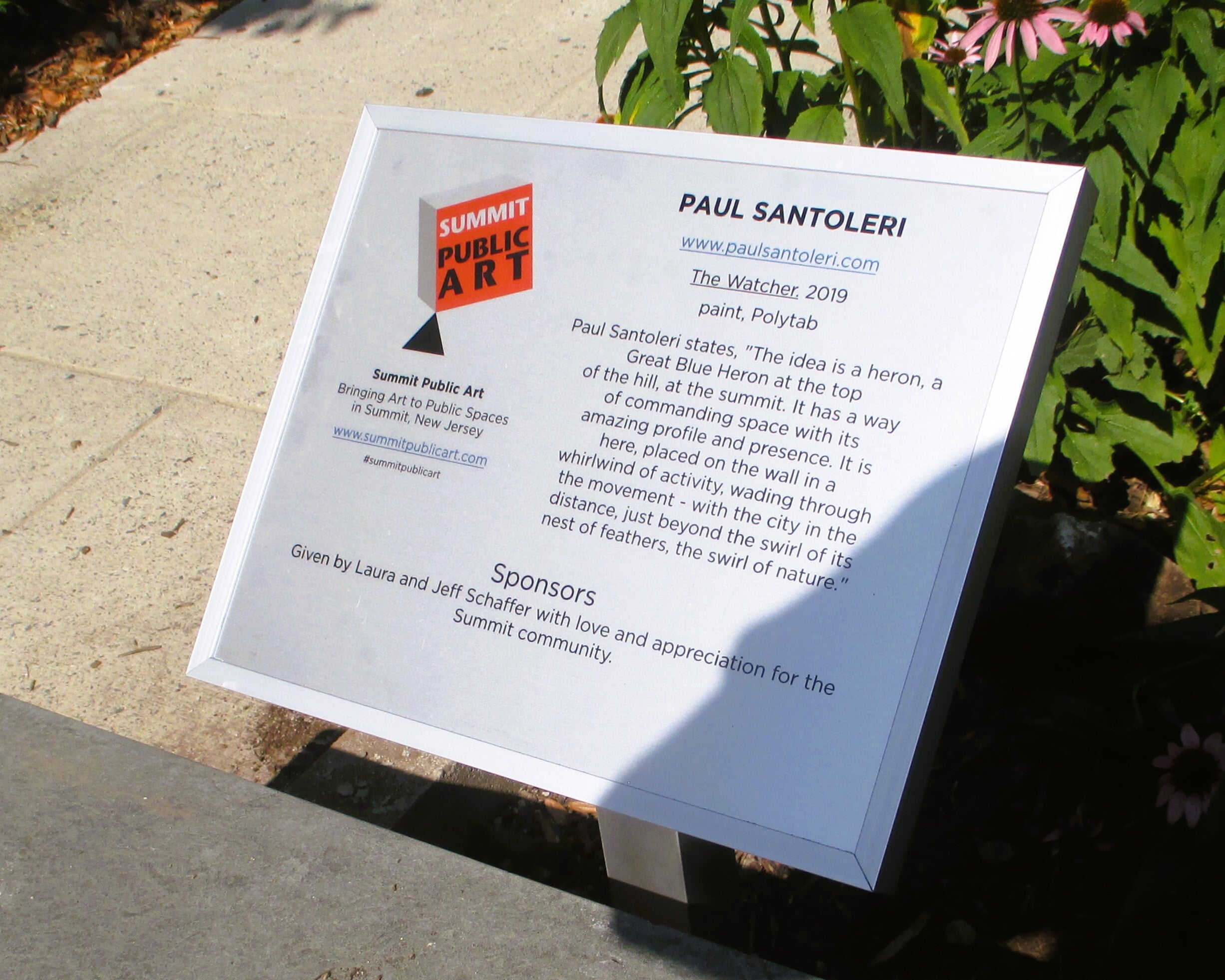 Plaques Promote Public Art