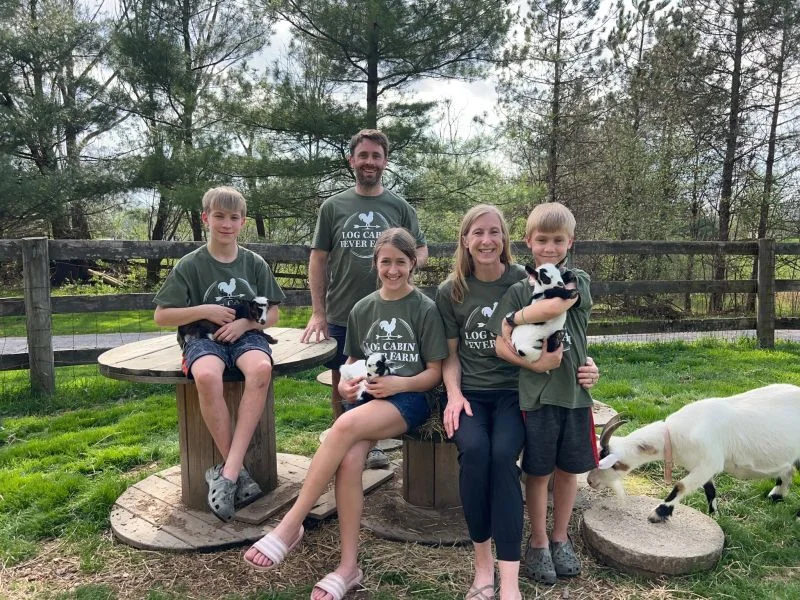 Custom T-Shirts for Log Cabin Fever Farm