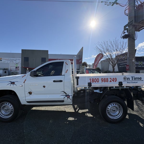 Crawling With Branding: On Time Pest Control’s Standout New Ute