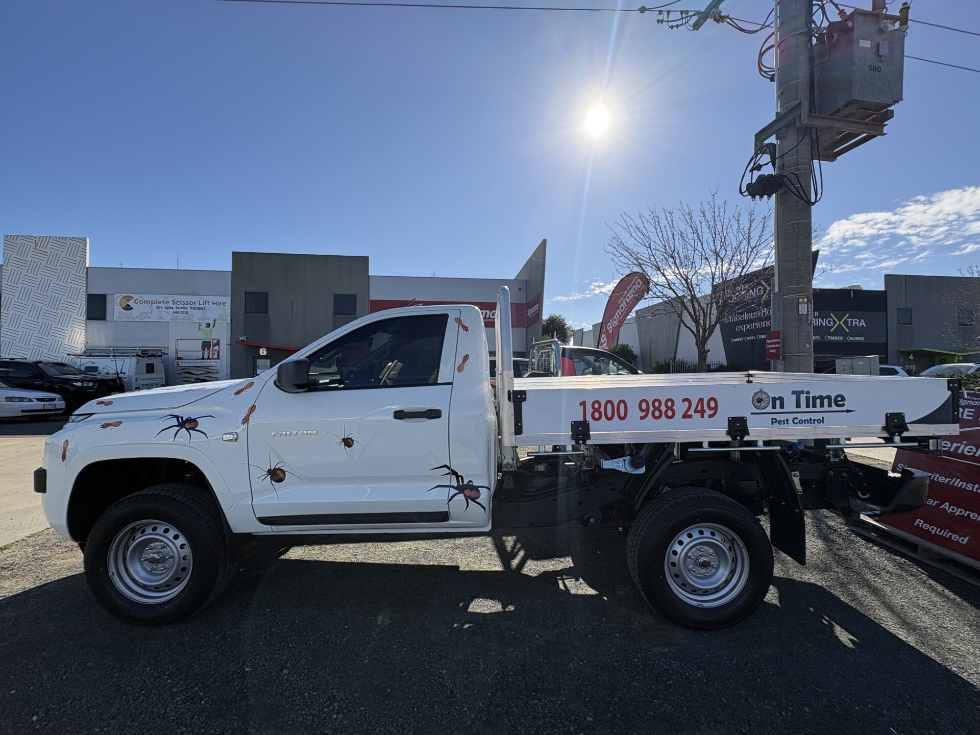 Crawling With Branding: On Time Pest Control’s Standout New Ute