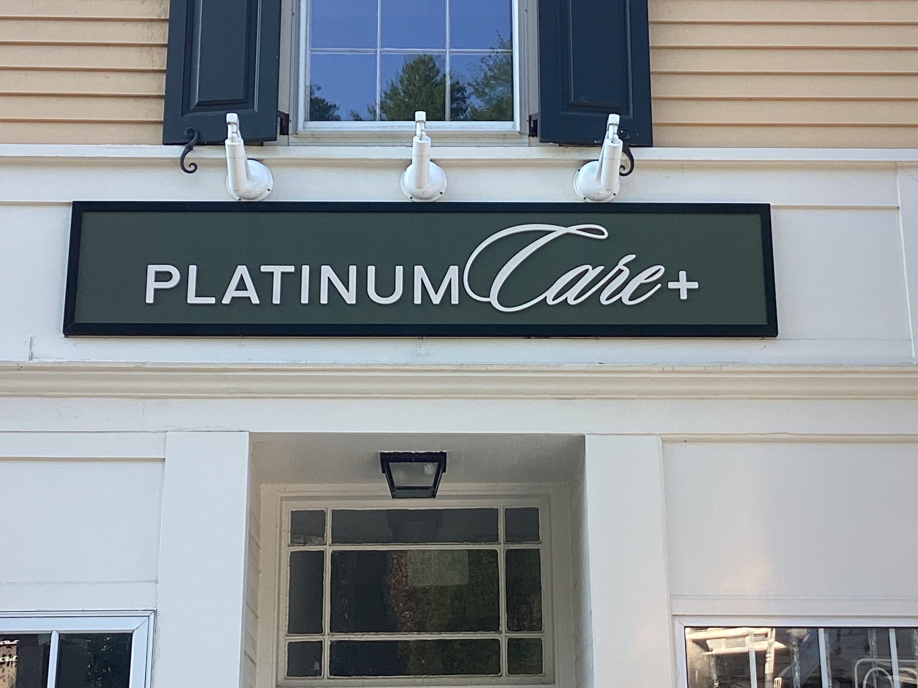 Dimensional Logo and Window Graphics - Platinum Care Plus (Weston, MA)