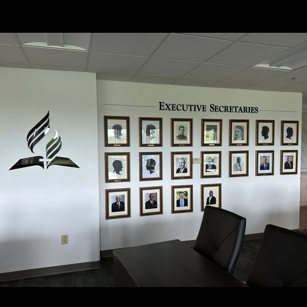 Westborough - Atlantic Union Conference Exec Secretaries dimensional letters display wall decor graphics