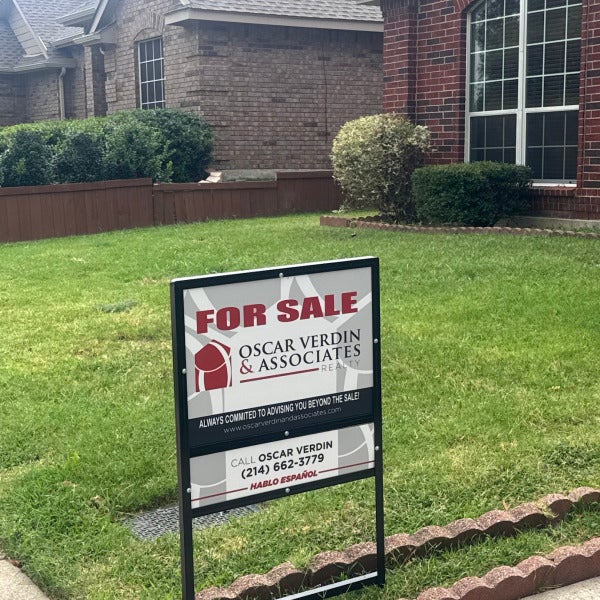 Custom Realtor Sign for Oscar Verdin & Associates Realty