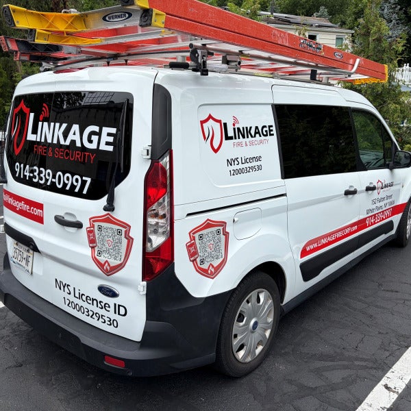 Vehicle Graphics for Linkage Fire and Security in White Plains, NY