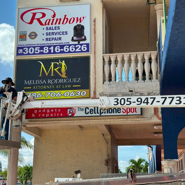 high-visibility, weather-resistant high durable vinyl sign