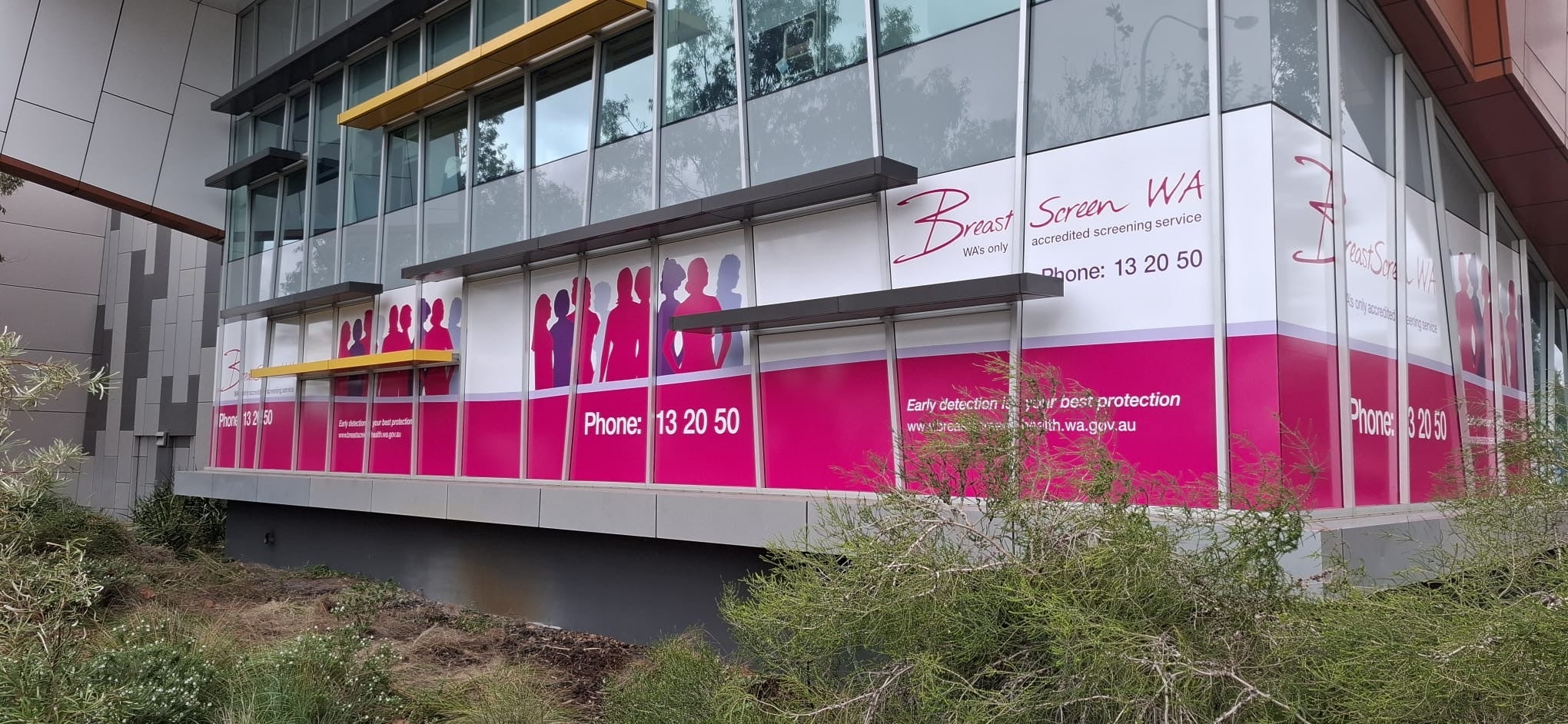 Signage Refresh for BreastScreen WA
