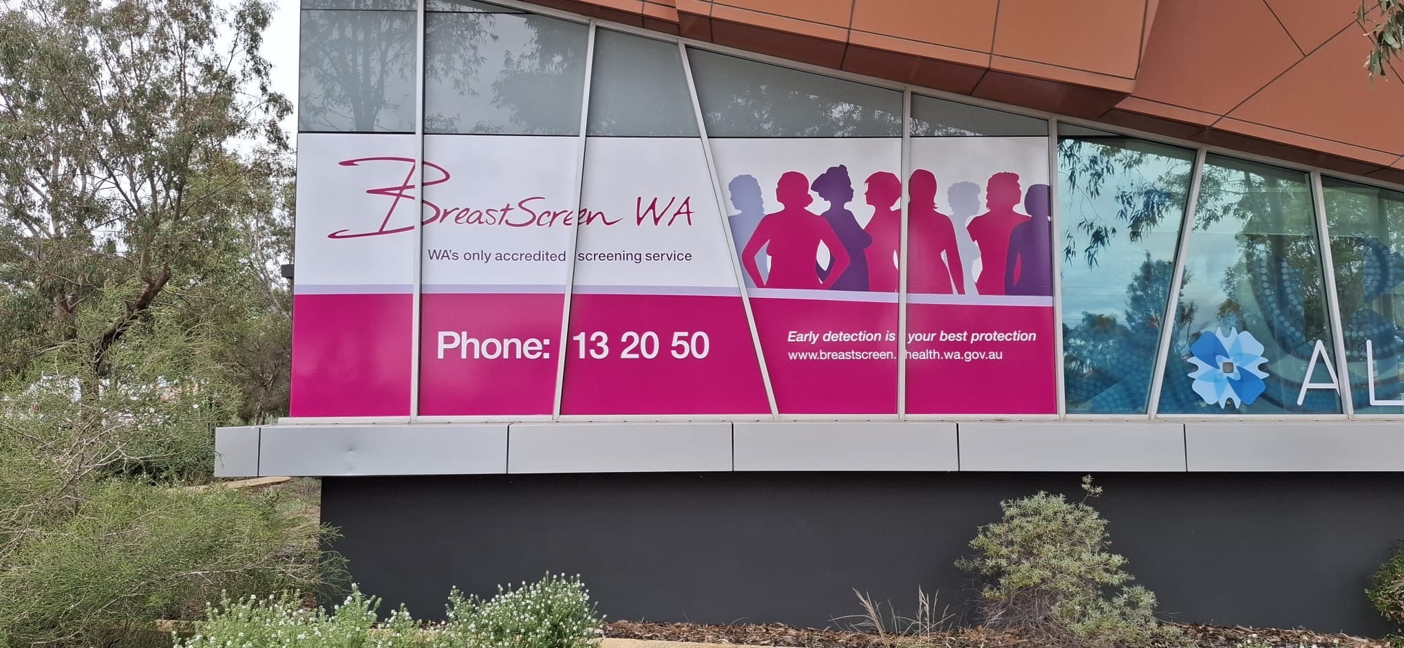Signage Refresh for BreastScreen WA
