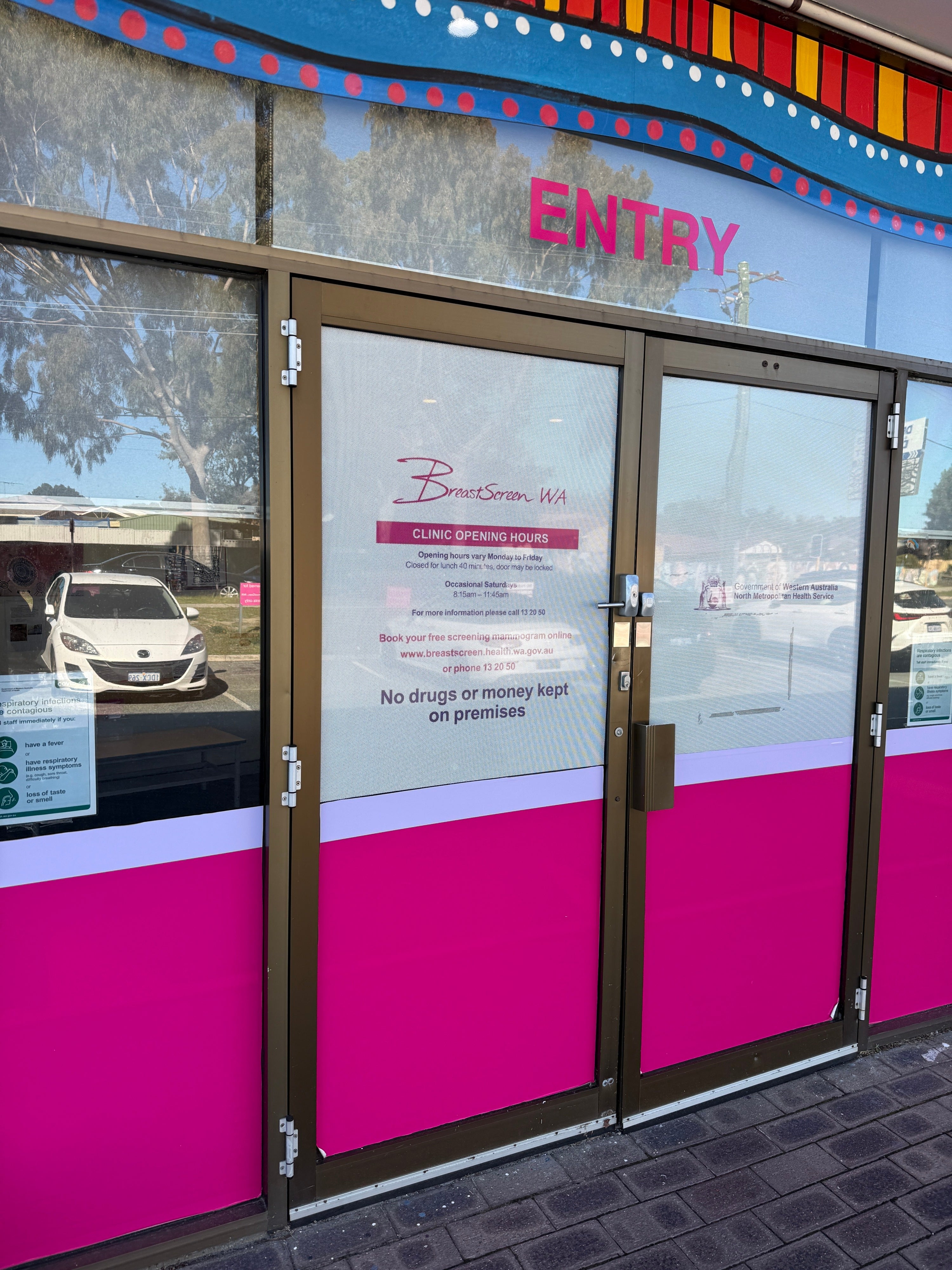 Signage Refresh for BreastScreen WA