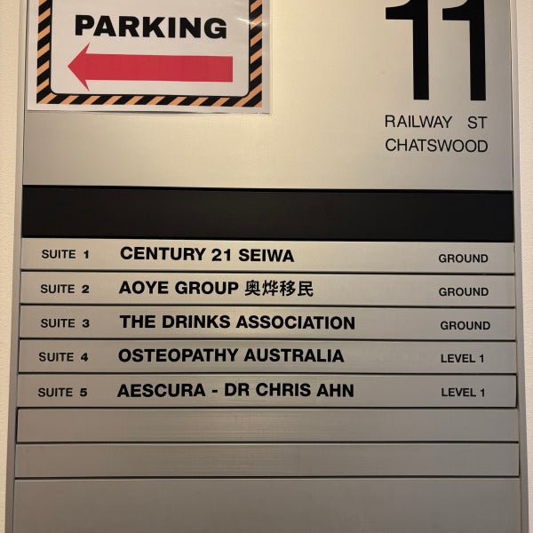 Custom Building Directory Signage Installation | Signarama Chatswood