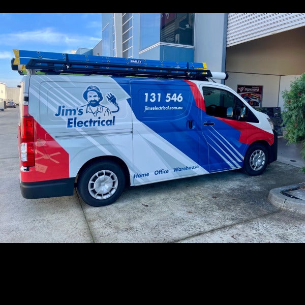 Van Wraps - Jim's Electrical - Melbourne VIC.