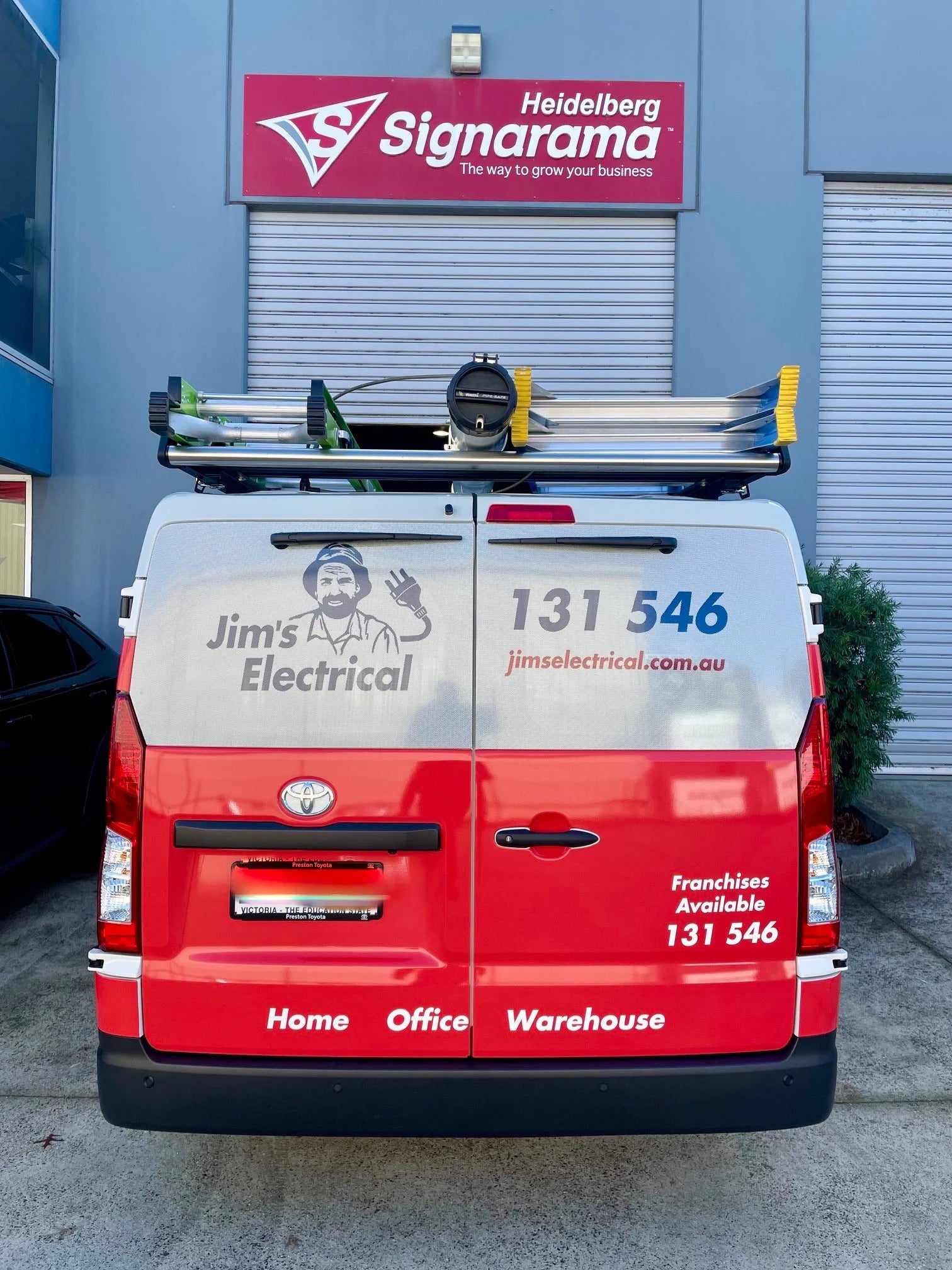 Van Wraps - Jim's Electrical - Melbourne VIC.