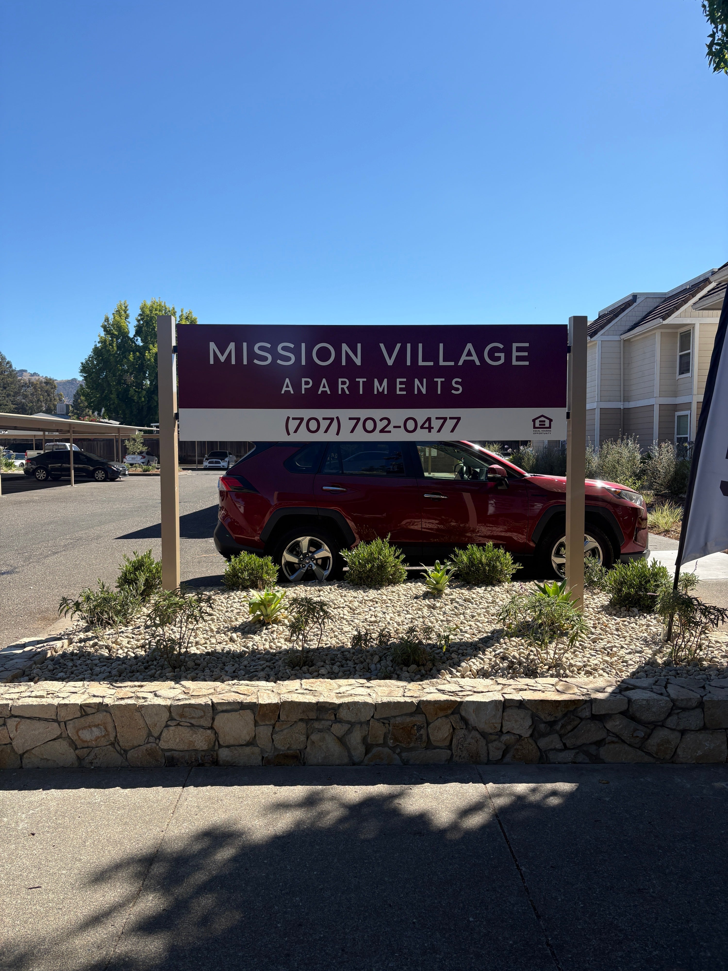 Project Spotlight: Rebranding Mission Village Apartments Starts at the Entrance