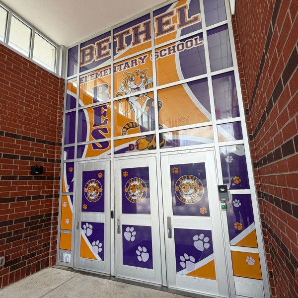 Bethel Elementary School Window Graphics