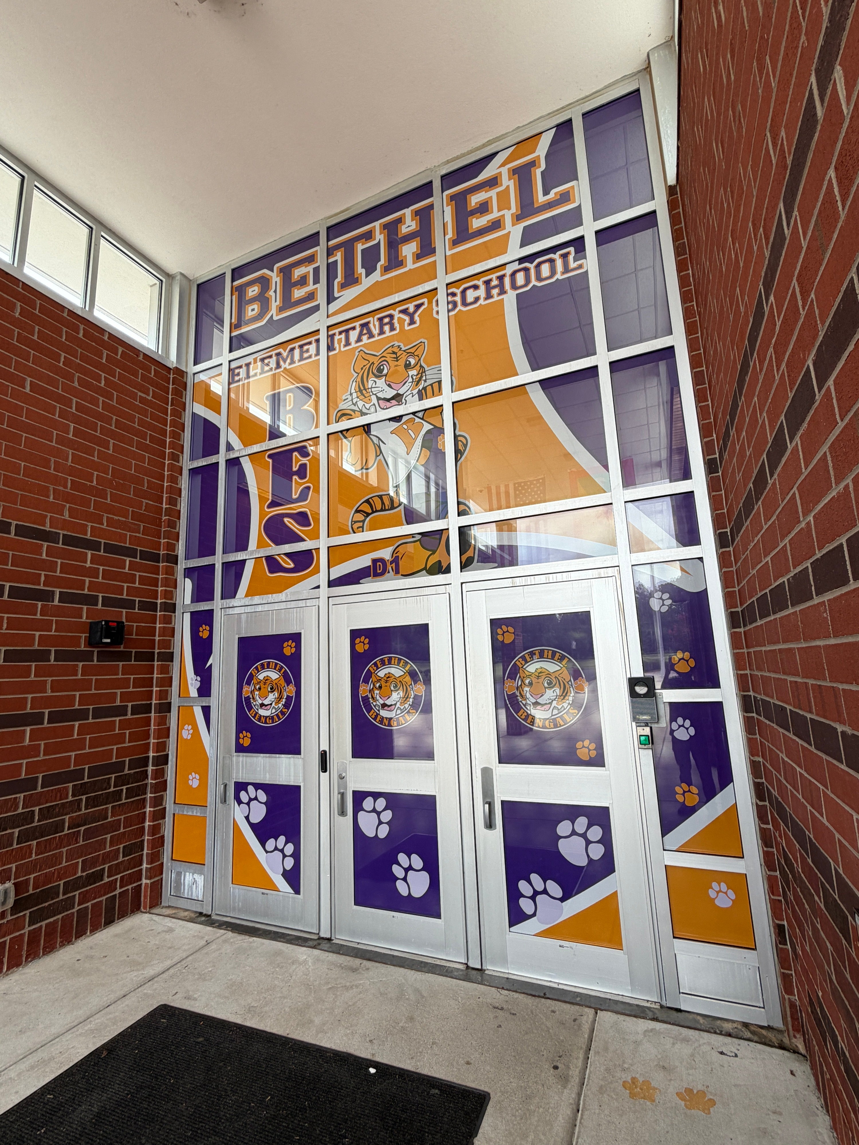 Bethel Elementary School Window Graphics