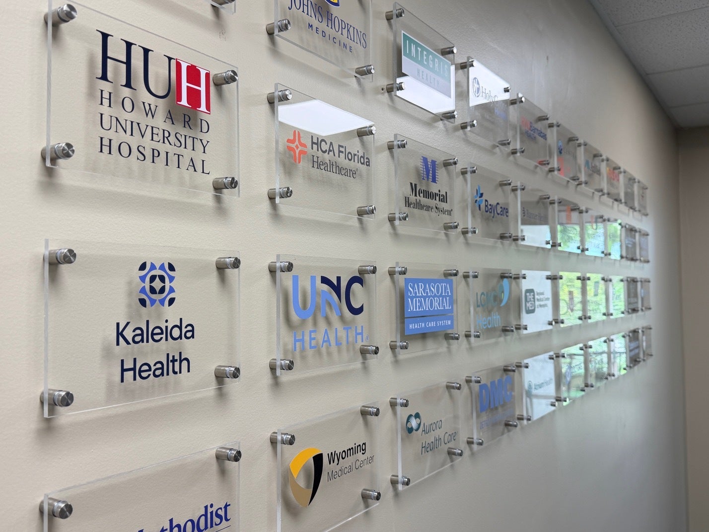Elevate Your Corporate Lobby with Custom Acrylic Logo Frames